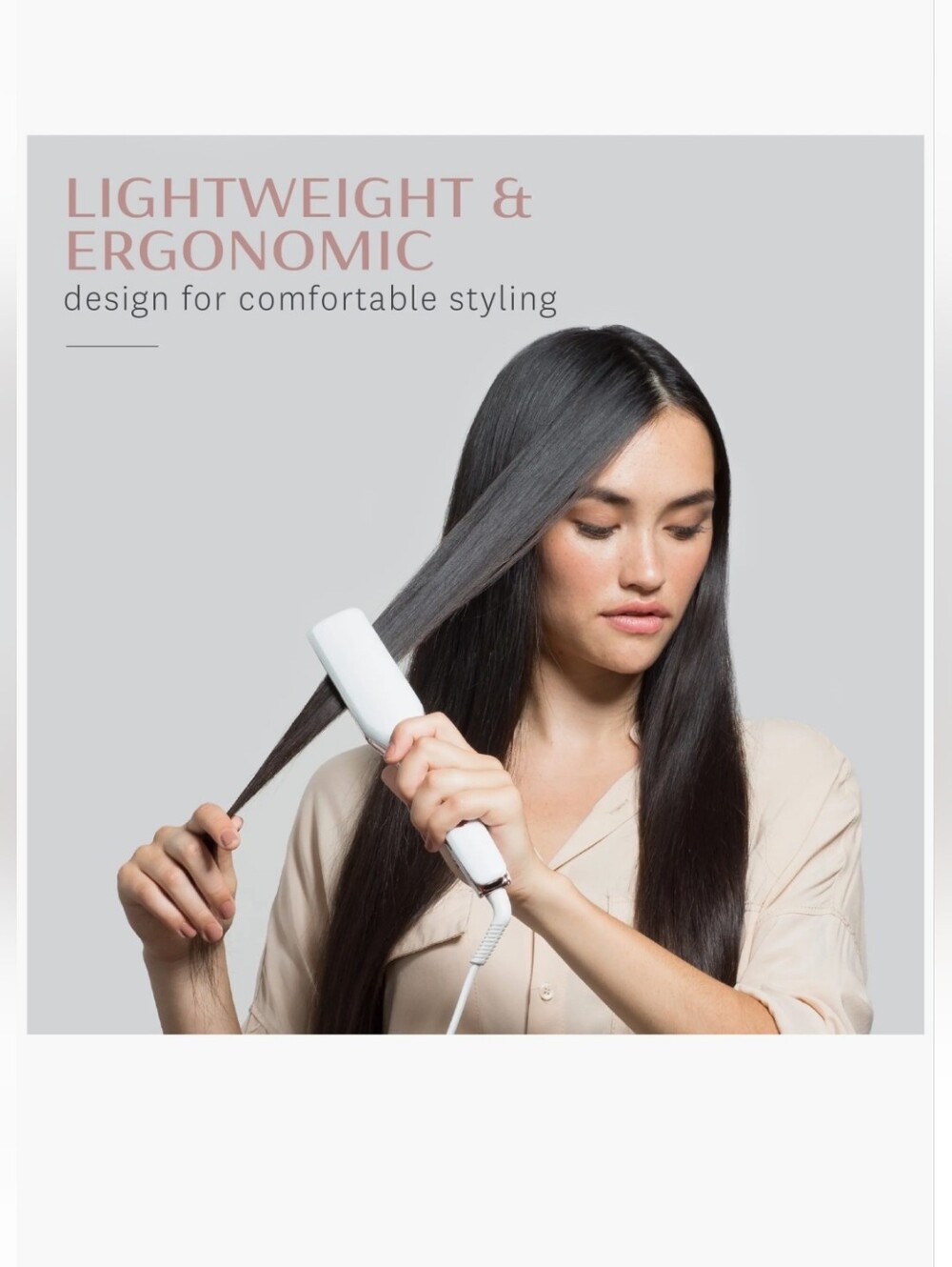 SinglePass X 1.5" professional straightening iron.